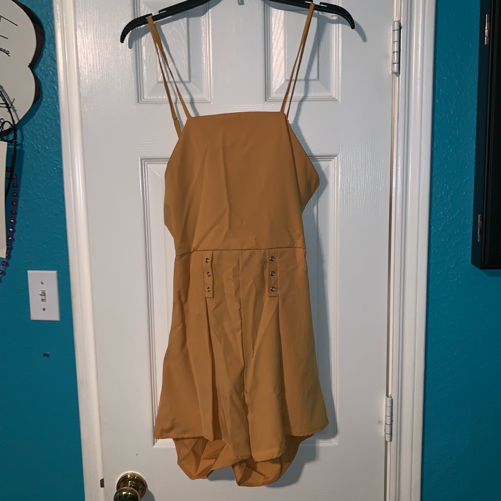 Mustard Yellow Romper